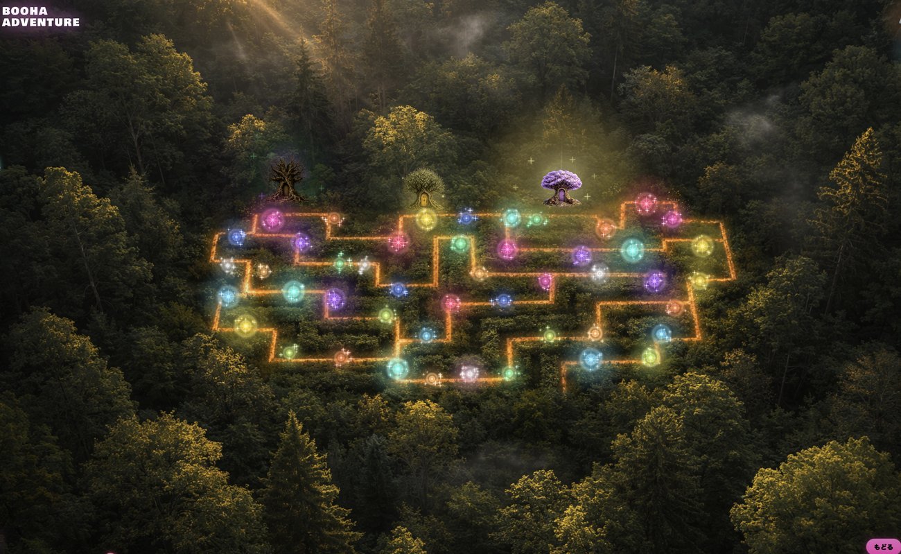 The maze map, real in-game screenshot